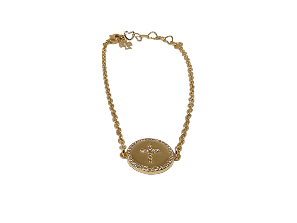 PULSEIRA CRUZ - REDONDO COM MICRO ZIRCÔNIAS