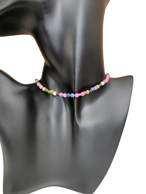 CHOKER BOLINHAS COLORIDAS