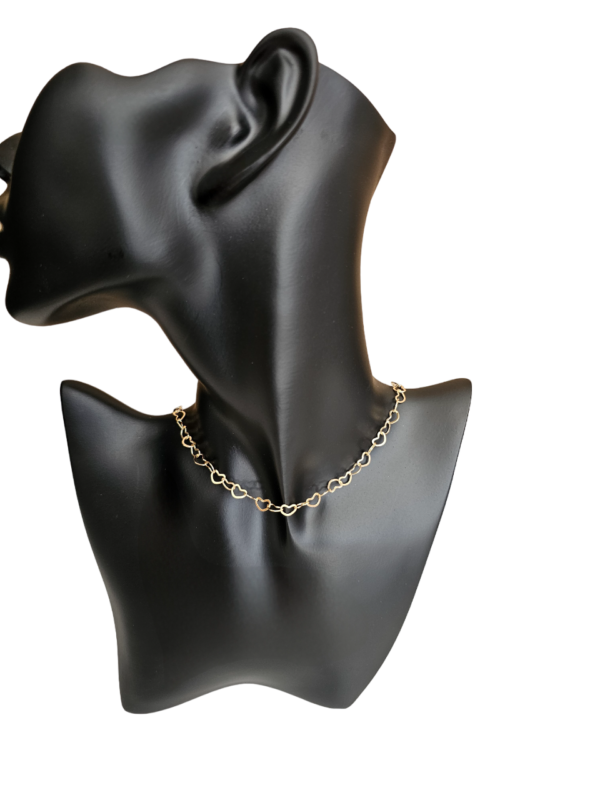 CHOKER CORAÇÕES ENTRELAÇADOS