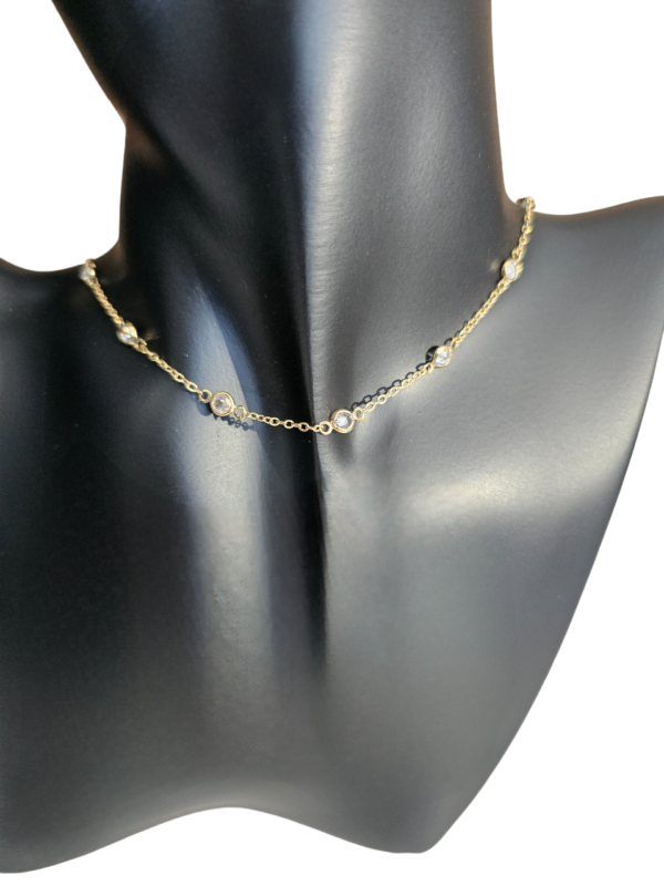 CHOKER COM BOLINHAS DE ZIRCÔNIA