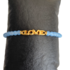 PULSEIRA BOLINHAS AZUIS LOVE