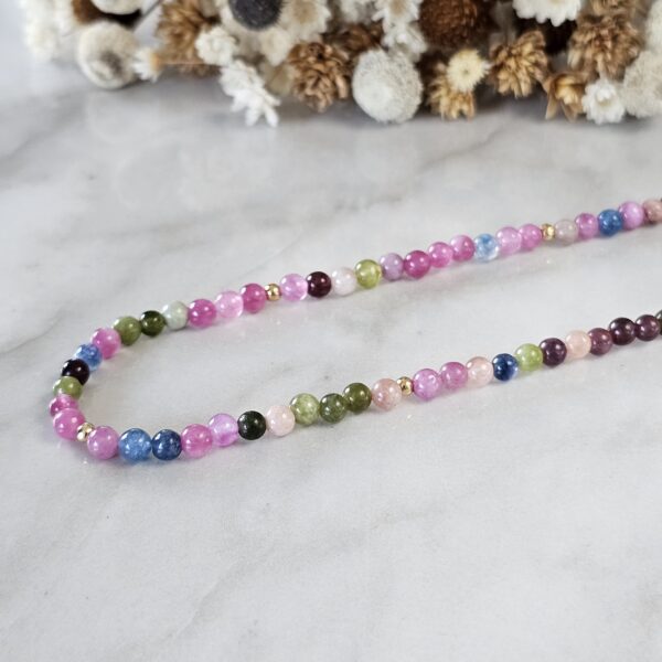 CHOKER BOLINHAS COLORIDAS