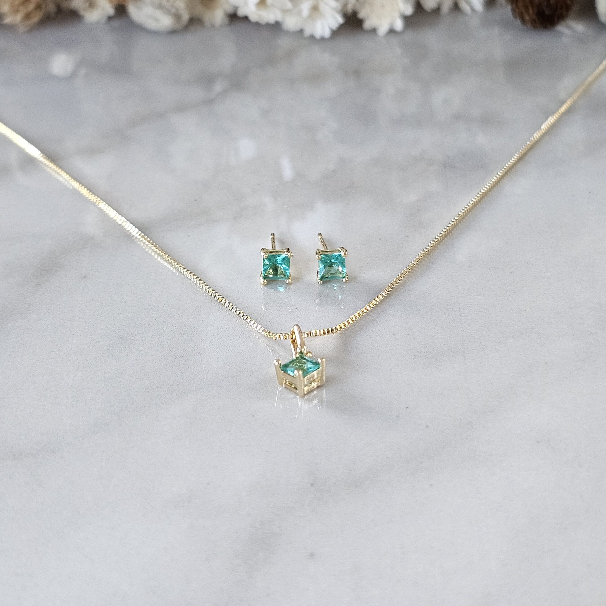 CONJUNTO QUADRADO VERDE