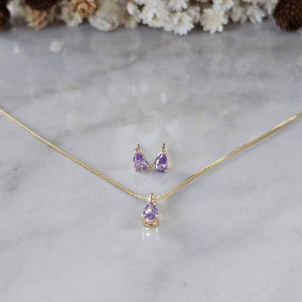 CONJUNTO GOTA LILÁS