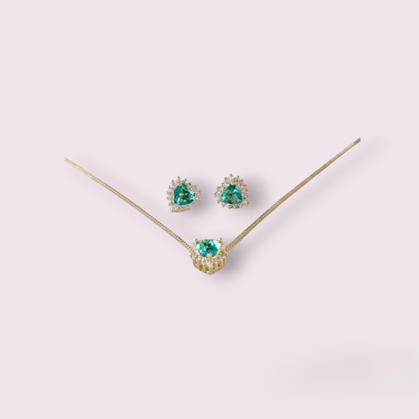 CONJUNTO CORAÇÃO VERDE