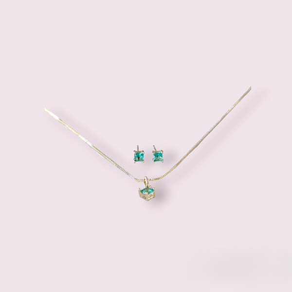 CONJUNTO QUADRADO VERDE