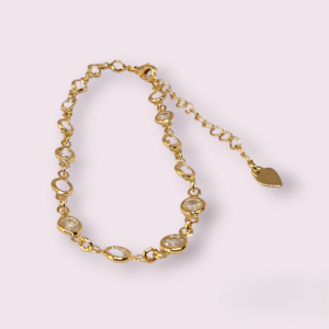 PULSEIRA COM BOLINHAS DE ZIRCÔNIA