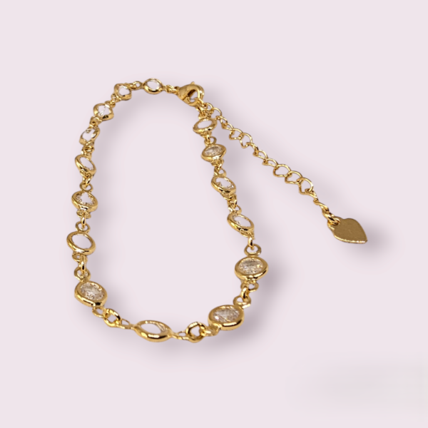 PULSEIRA COM BOLINHAS DE ZIRCÔNIA