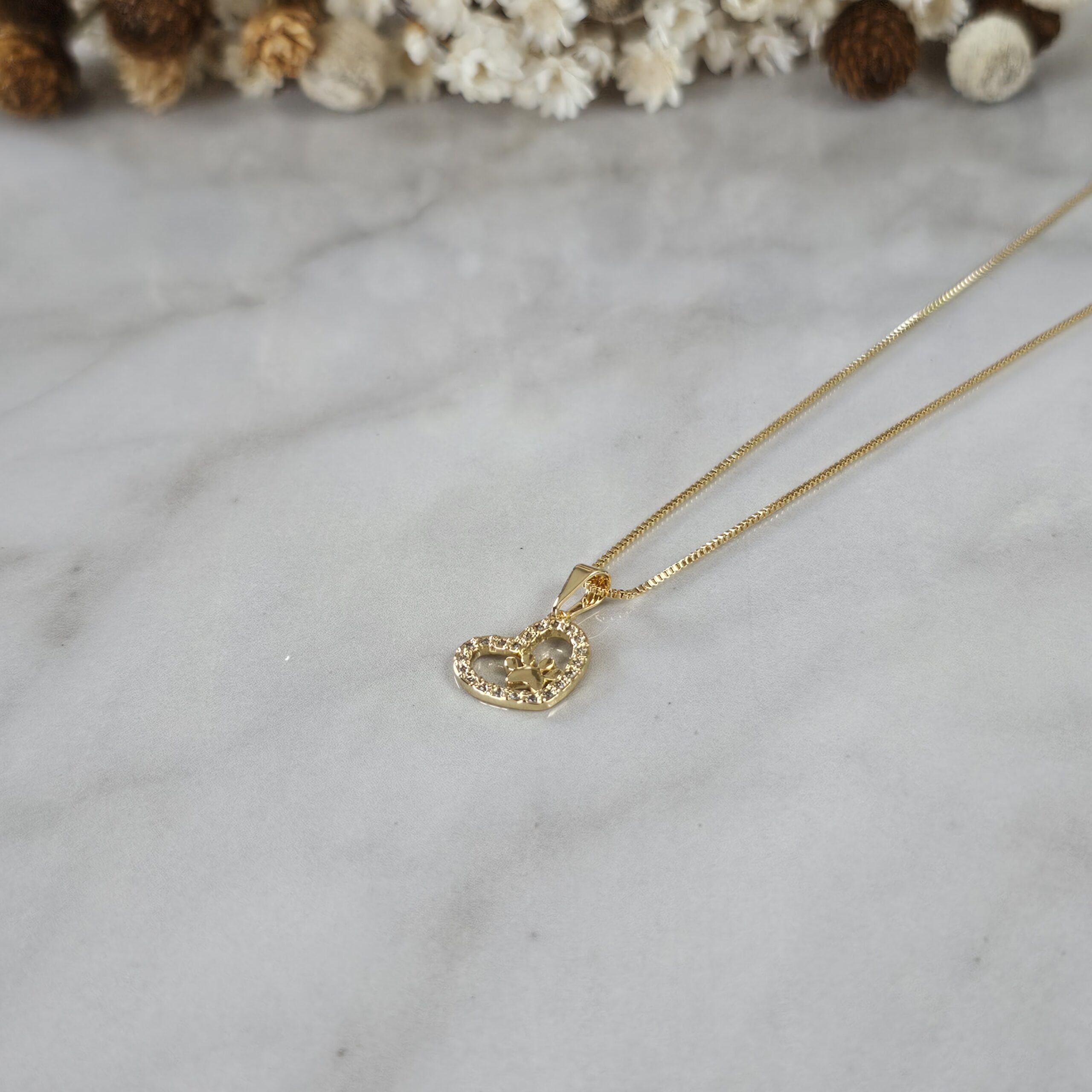 COLAR PATINHA PET DOURADO